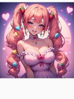 Kawaii Pastel Waifu Cute Anime Girl Aesthetic Unisex T-Shirt