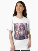 Kawaii Pastel Waifu Cute Anime Girl Aesthetic Unisex T-Shirt