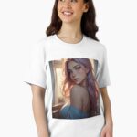 Kawaii Pastel Waifu Cute Anime Girl Aesthetic Unisex T-Shirt