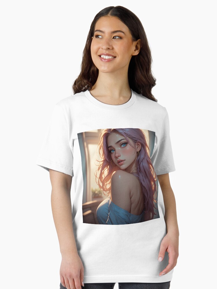 Kawaii Pastel Waifu Cute Anime Girl Aesthetic Unisex T-Shirt Kawaii Pastel Waifu Cute Anime Girl Aesthetic Unisex T-Shirt