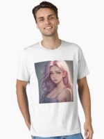 Kawaii Pastel Waifu Cute Anime Girl Aesthetic Unisex T-Shirt