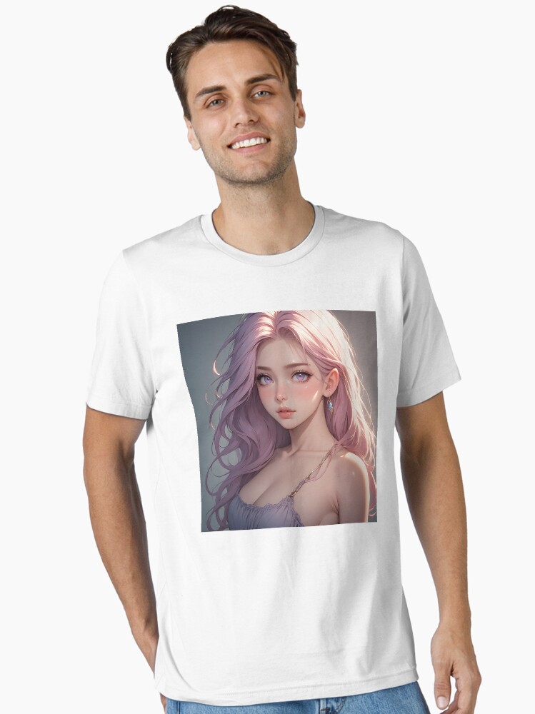 Kawaii Pastel Waifu Cute Anime Girl Aesthetic Unisex T-Shirt Kawaii Pastel Waifu Cute Anime Girl Aesthetic Unisex T-Shirt