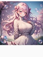 Kawaii Pastel Waifu Cute Anime Girl Aesthetic Unisex T-Shirt