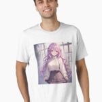 Kawaii Pastel Waifu Cute Anime Girl Aesthetic Unisex T-Shirt