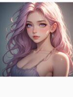 Kawaii Pastel Waifu Cute Anime Girl Aesthetic Unisex T-Shirt