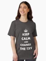 Keep Calm and Change the TXV Hvacr Unisex T-Shirt - Image 2