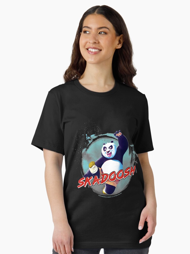 Kung Fu Bear Po Skadoosh Action Pose Unisex T-Shirt
