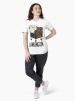 Lambington (lamb + lamington= this excellent pun!) Unisex T-Shirt - Image 4
