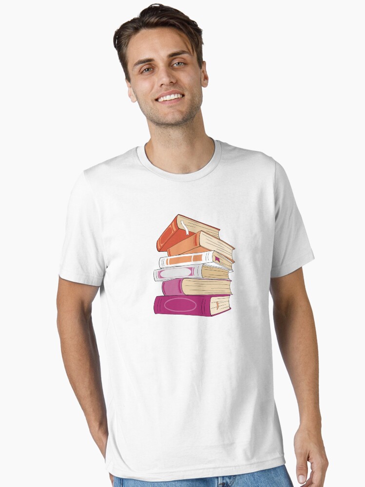 Lesbian Book Stack Unisex T-Shirt