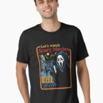 Lets Watch Scary Movies Scream Horror Active Unisex T-Shirt