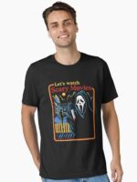 Lets Watch Scary Movies Scream Horror Active Unisex T-Shirt