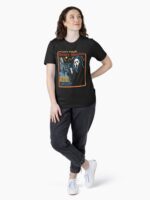 Lets Watch Scary Movies Scream Horror Active Unisex T-Shirt - Image 4