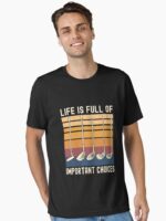 Life Is Full of Important Choices Funny Golfer Unisex T-Shirt