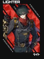 Lighter Zenless Zone Zero - V.1 Unisex T-Shirt