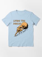 Living The Dream - Sisyphus, Greek Mythology Meme Unisex T-Shirt - Image 3