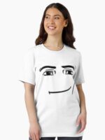 Man Face Unisex T-Shirt - Image 2
