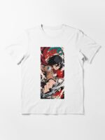 Manga Style Titan Slayer Warrior – Anime Action Illustration Unisex T-Shirt