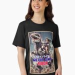 Mecha Dino Rider - Retro Anime Unisex T-Shirt