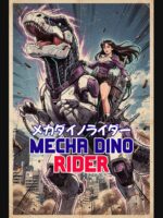 Mecha Dino Rider - Retro Anime Unisex T-Shirt