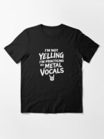 Metal Vocals Funny Quote Unisex T-Shirt - Image 3