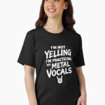 Metal Vocals Funny Quote Unisex T-Shirt
