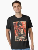 Mikasa Vintage Grunge Orange Unisex T-Shirt