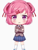 Natsuki Chibi Cute Unisex T-Shirt