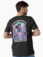 Neon Nights: Citypop Vibes - 90s Retro Anime Girl Aesthetic Unisex T-Shirt