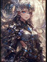 New Anime knight warrior girl in temple art Unisex T-Shirt