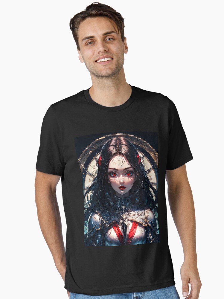 New Anime knight warrior girl in temple art Unisex T-Shirt