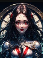 New Anime knight warrior girl in temple art Unisex T-Shirt