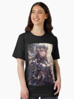 New Anime knight warrior girl in temple art Unisex T-Shirt