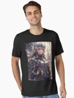 New Anime knight warrior girl in temple art Unisex T-Shirt