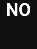 NO Funny Word Unisex T-Shirt - Image 7