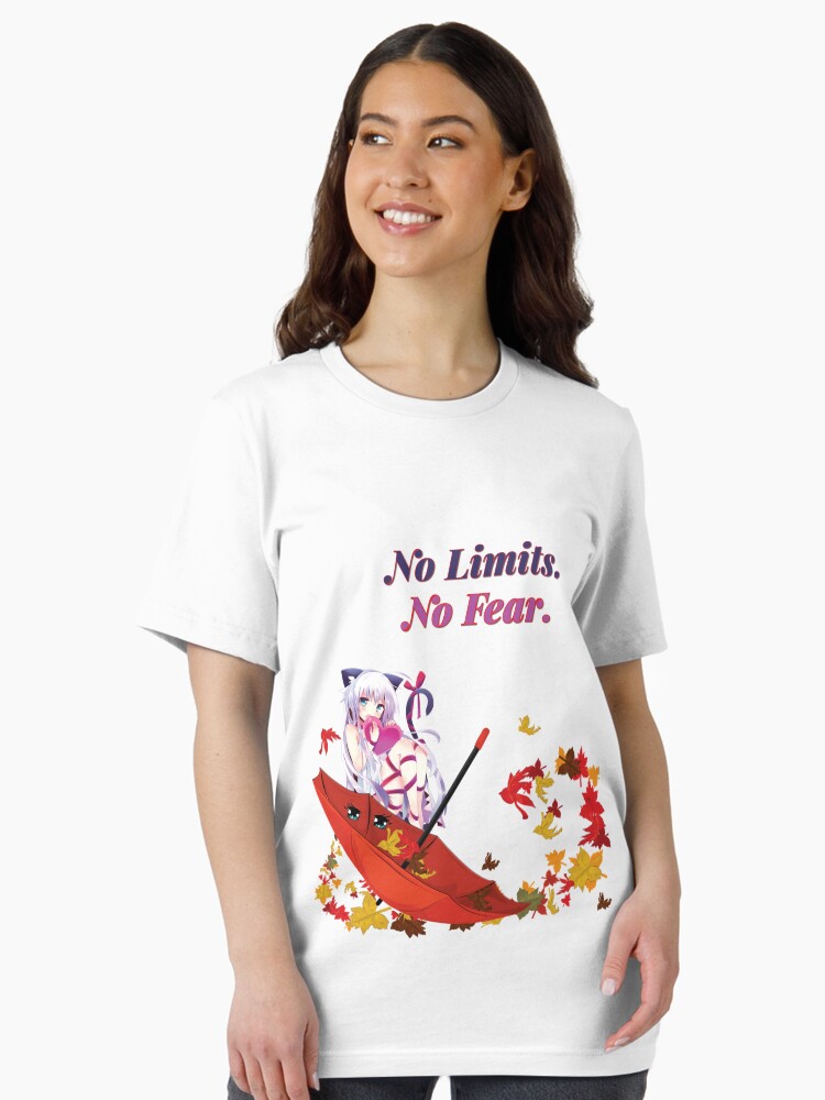 No Limits No Fear - Anime Action Design, Anime world Unisex T-Shirt