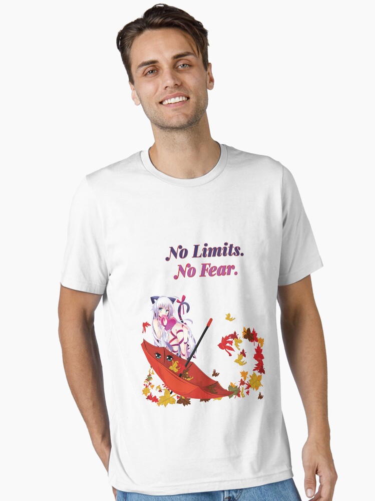 No Limits No Fear - Anime Action Design, Anime world Unisex T-Shirt