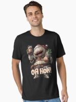 Onion Knight Santa Jolly Traveler Christmas Gaming Print Design Unisex T-Shirt