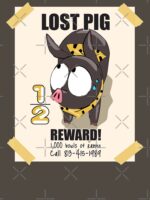 P-chan Ryoga Lost Pig - Ranma 1/2 Unisex T-Shirt