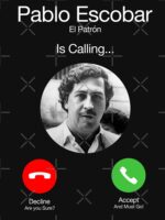 Pablo Escobar Calling Unisex T-Shirt - Image 7