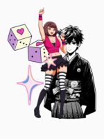 Pastel Anime Girl Poster – Cute Kawaii Japanese Character Unisex T-Shirt