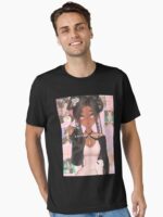 Peaceful, Lovely Eyed Girl Unisex T-Shirt