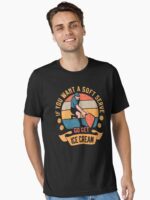 Pickleball If you want Soft Serve go get Ice Cream Funny Pickleballer Unisex T-Shirt - Image 2