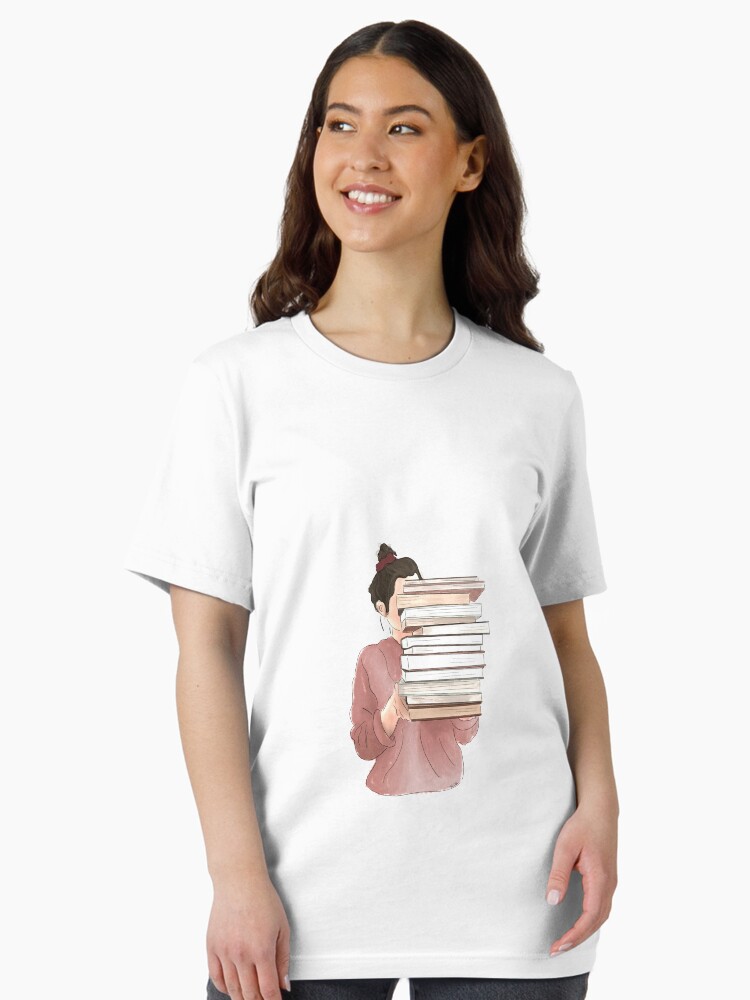 Pink Bookworm Unisex T-Shirt