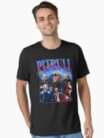 Pitbull Mr.Worlwide Retro 90s Unisex T-Shirt - Image 2