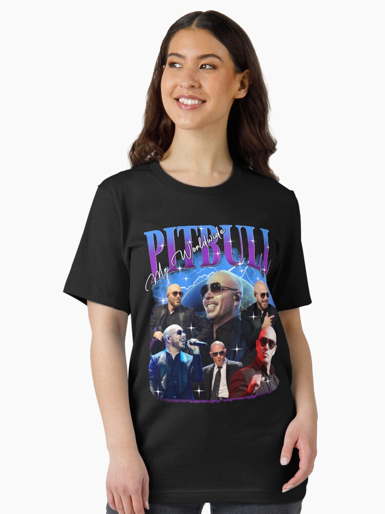 pitbull-mr-worlwide-retro-90s-unisex-t-shirt-9ab1d78c-601497620021 Pitbull Mr.Worlwide Retro 90s Unisex T-Shirt - Image 1
