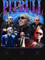 Pitbull Mr.Worlwide Retro 90s Unisex T-Shirt - Image 7