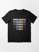 PriDEMONth rainbow Unisex T-Shirt - Image 3
