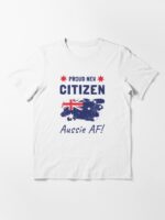 Proud New Australian Citizen. Citizenship Ceremony. Unisex T-Shirt - Image 3