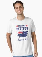 Proud New Australian Citizen. Citizenship Ceremony. Unisex T-Shirt - Image 2