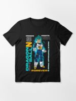 Proud Saiyan Prince Anime Warrior – Blue Energy Manga Style Fighter Design Unisex T-Shirt